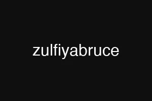 zulfiyabruce