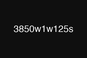 3850w1w125s