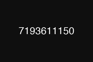7193611150