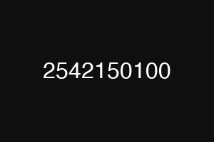 2542150100