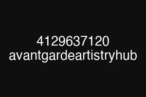 4129637120 avantgardeartistryhub